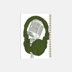 Music Notebook Hardcover Spiral 5.5 x 8.5