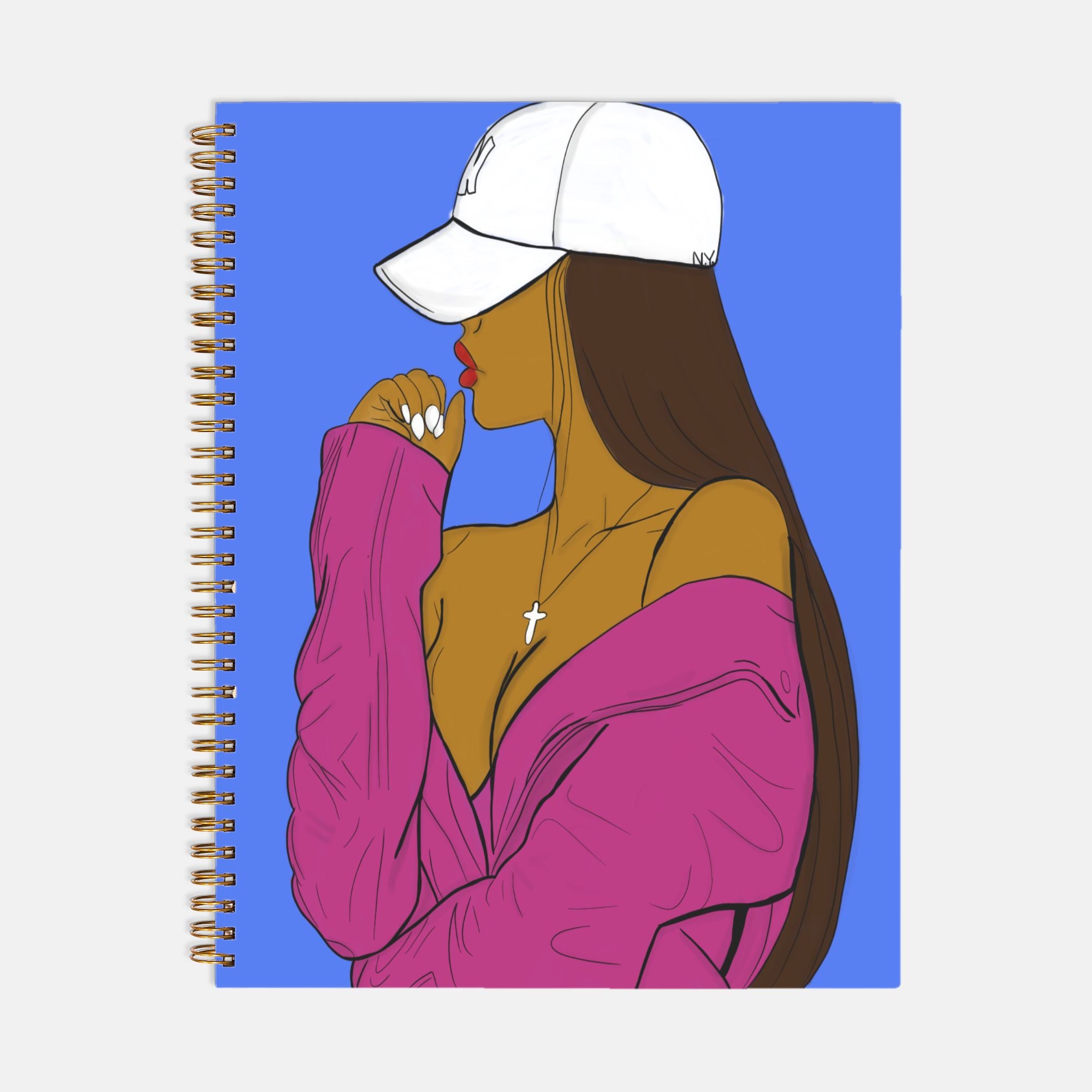 Cap & Confidence Planner Hardcover Spiral 8.5 x 11