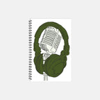 Music Notebook Hardcover Spiral 5.5 x 8.5