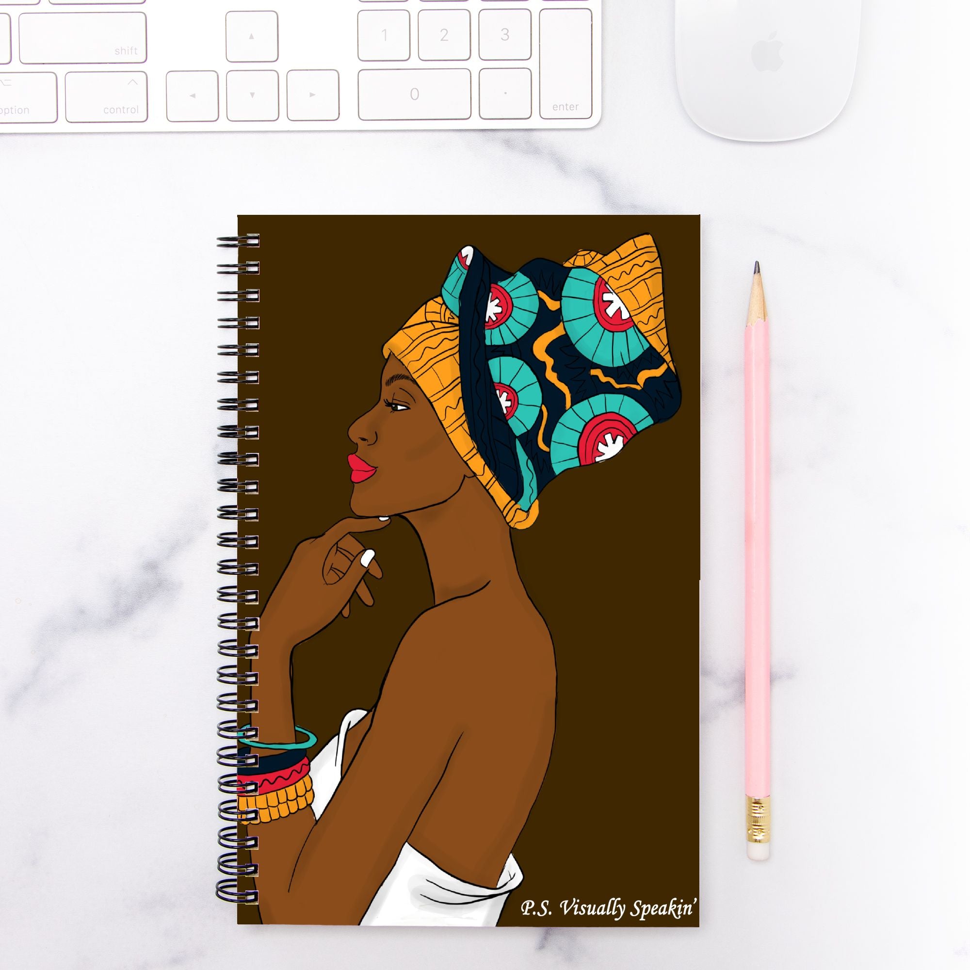 Notebook Hardcover Spiral 5.5 x 8.5