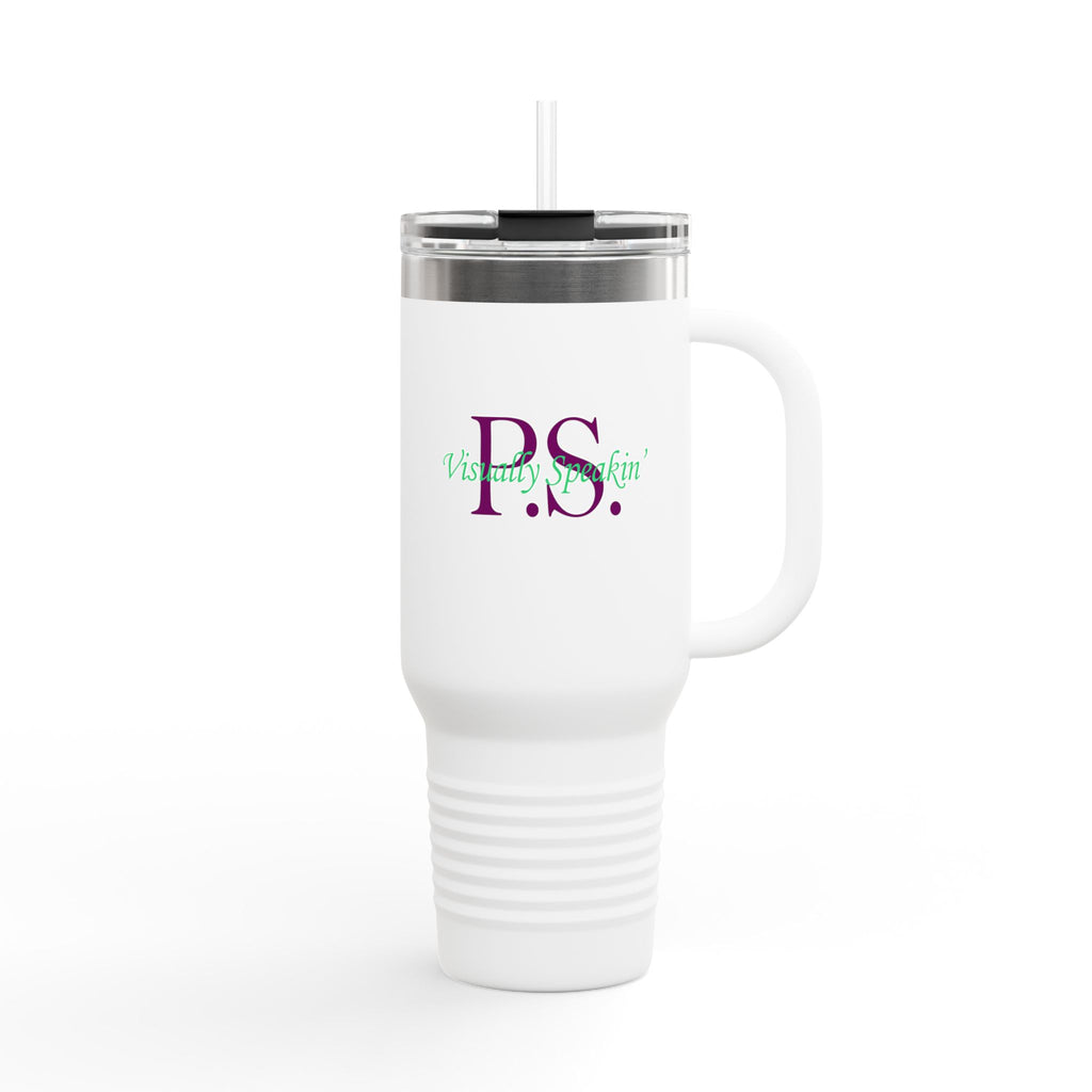 Insulated Travel Mug for Coffee Lovers, 40oz Drinkware, Perfect for Road Trips, Eco-Friendly Gift, Stylish Hydration, Customizable