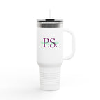 Insulated Travel Mug for Coffee Lovers, 40oz Drinkware, Perfect for Road Trips, Eco-Friendly Gift, Stylish Hydration, Customizable