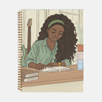 Writing Season Journal Hardcover Spiral 8.5 x 11