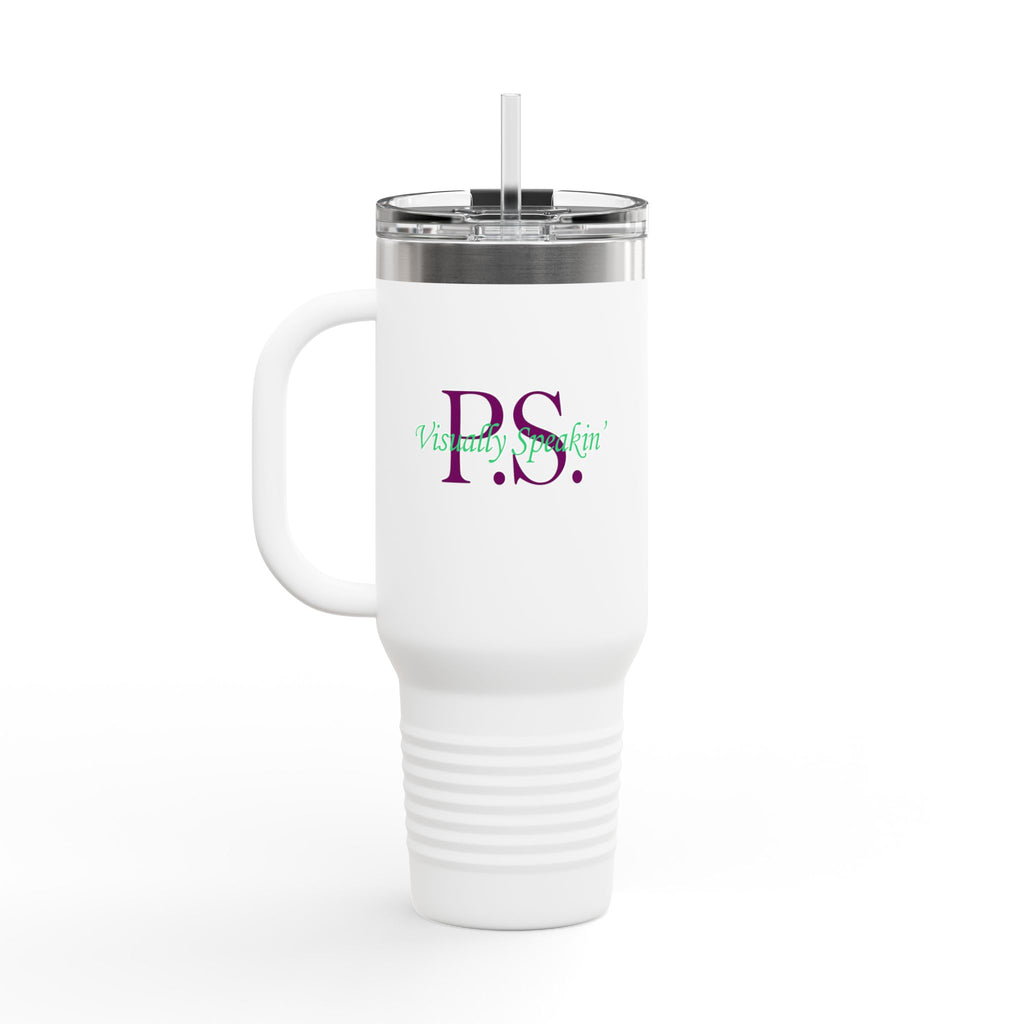 Insulated Travel Mug for Coffee Lovers, 40oz Drinkware, Perfect for Road Trips, Eco-Friendly Gift, Stylish Hydration, Customizable