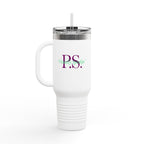 Insulated Travel Mug for Coffee Lovers, 40oz Drinkware, Perfect for Road Trips, Eco-Friendly Gift, Stylish Hydration, Customizable
