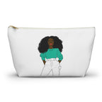 Chic Graphic Accessory Pouch, Trendy Makeup Bag, Cute Toiletry Holder, Stylish Travel Organizer, Fashionista Gift Idea, Modern Storage [...]