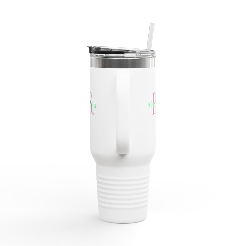 Insulated Travel Mug for Coffee Lovers, 40oz Drinkware, Perfect for Road Trips, Eco-Friendly Gift, Stylish Hydration, Customizable