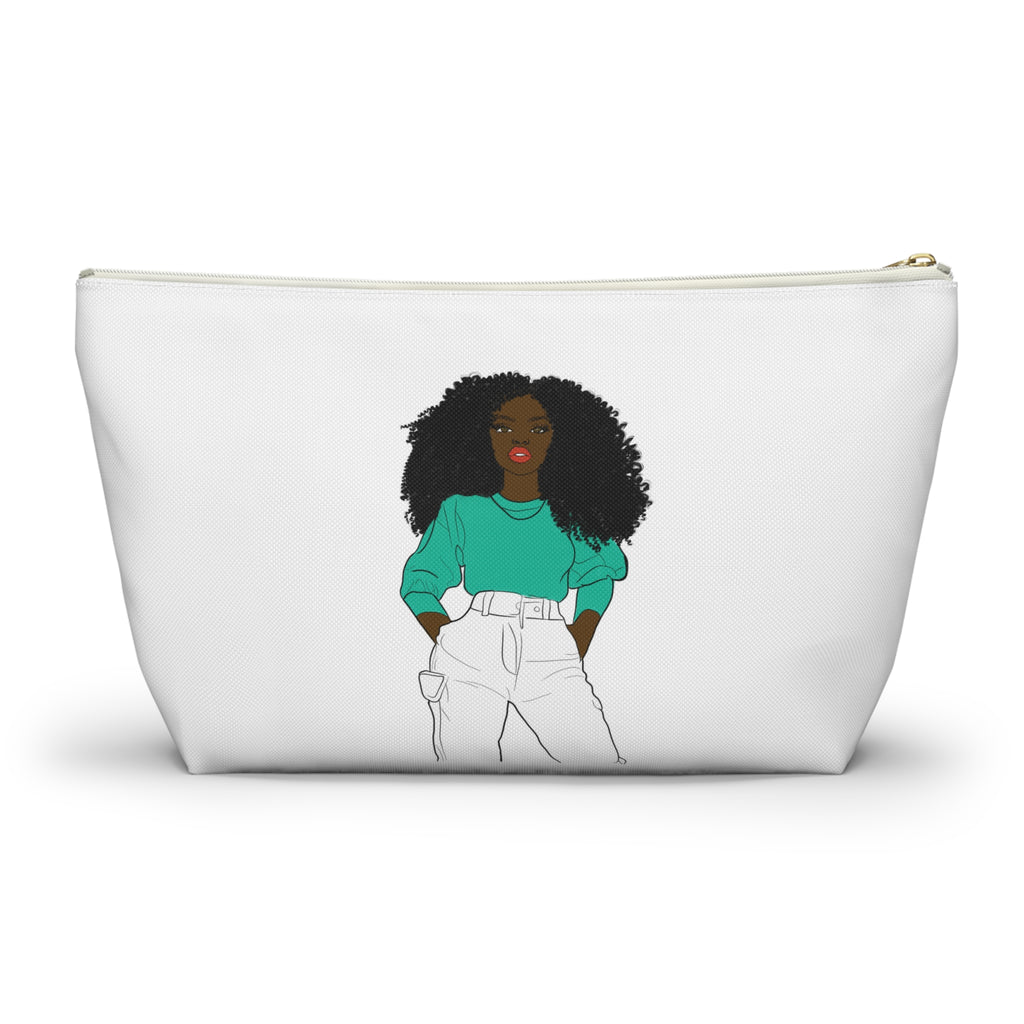 Chic Graphic Accessory Pouch, Trendy Makeup Bag, Cute Toiletry Holder, Stylish Travel Organizer, Fashionista Gift Idea, Modern Storage [...]