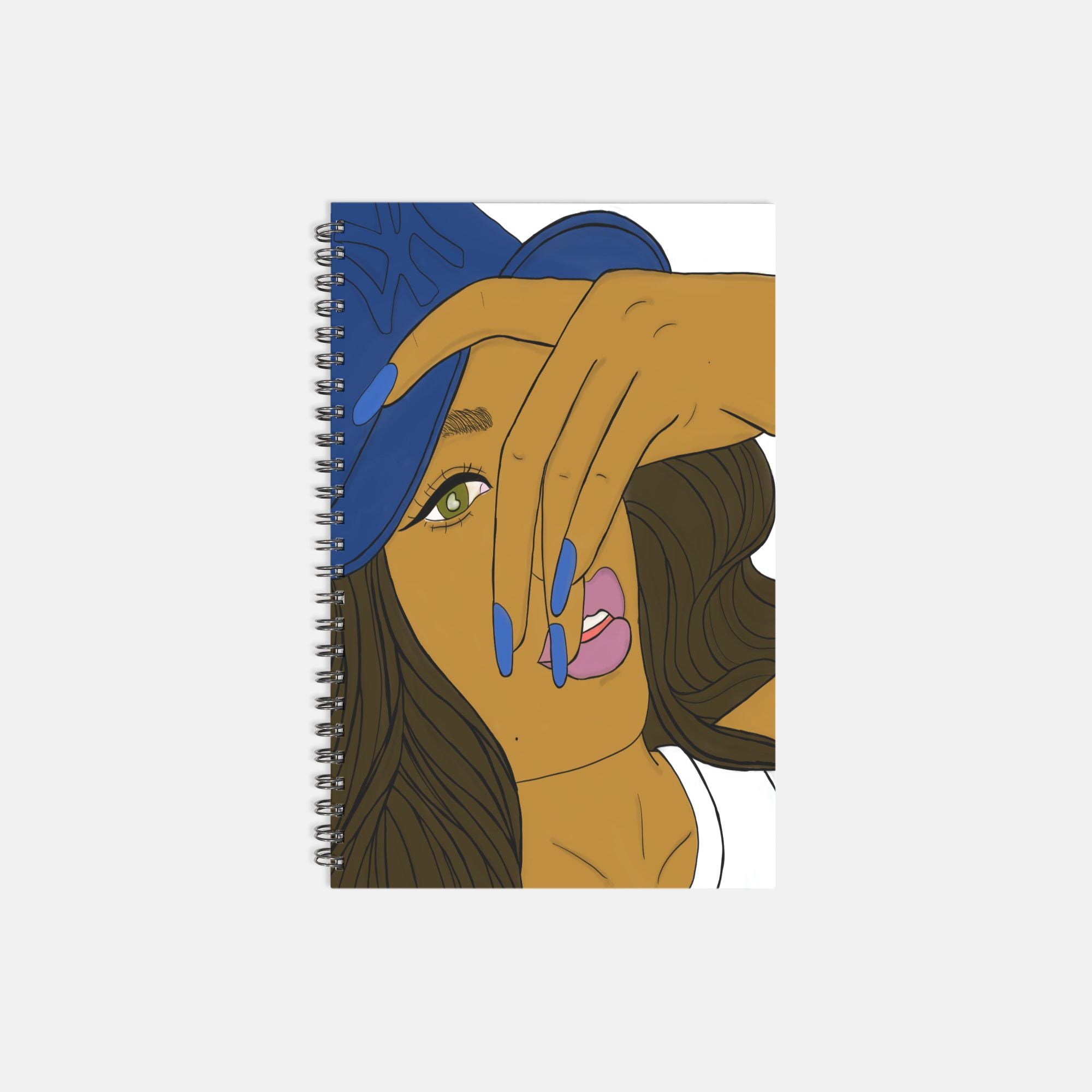 Covered Yet Seen Notebook Hardcover Spiral 5.5 x 8.5
