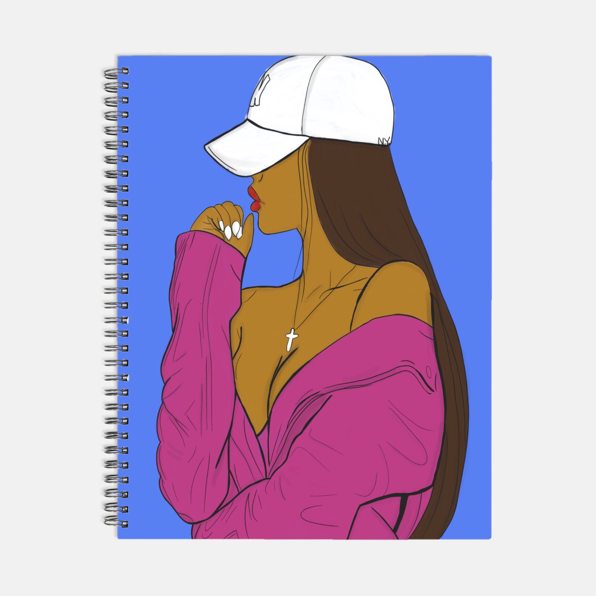 Cap & Confidence Planner Hardcover Spiral 8.5 x 11
