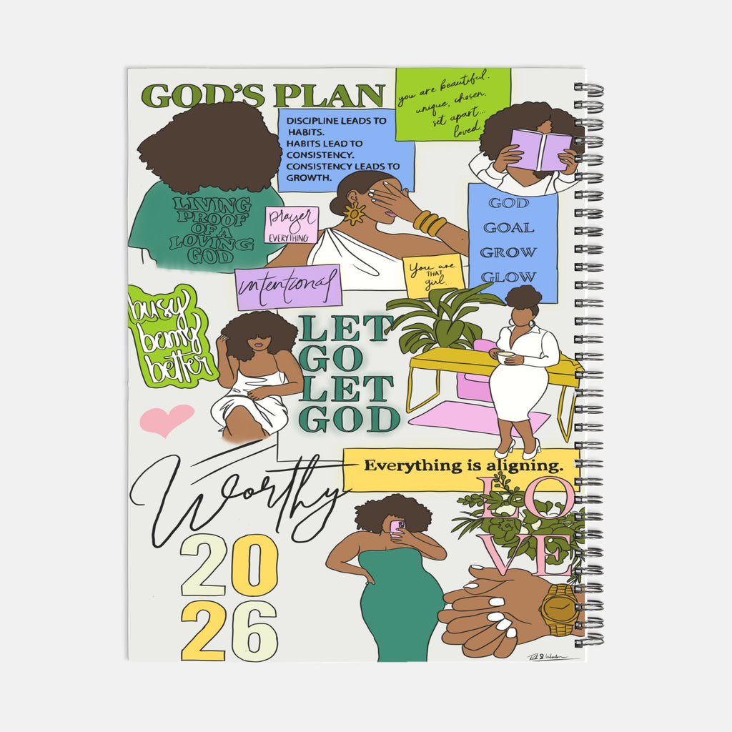 Aligned & Intentional Journal Hardcover Spiral 8.5 x 11