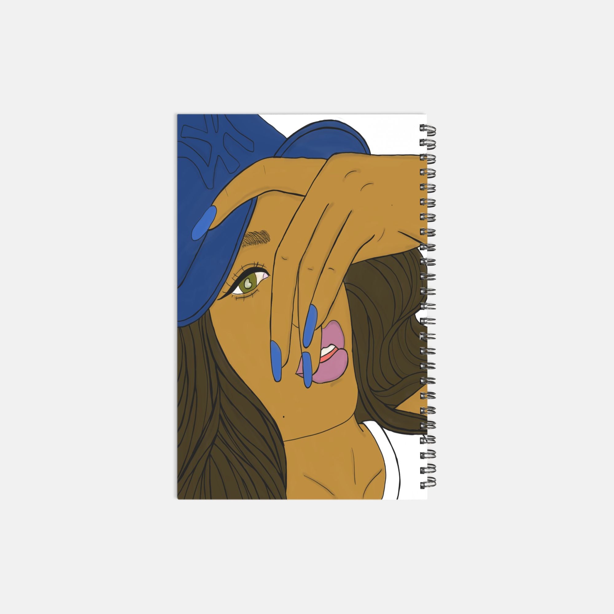 Covered Yet Seen Notebook Hardcover Spiral 5.5 x 8.5