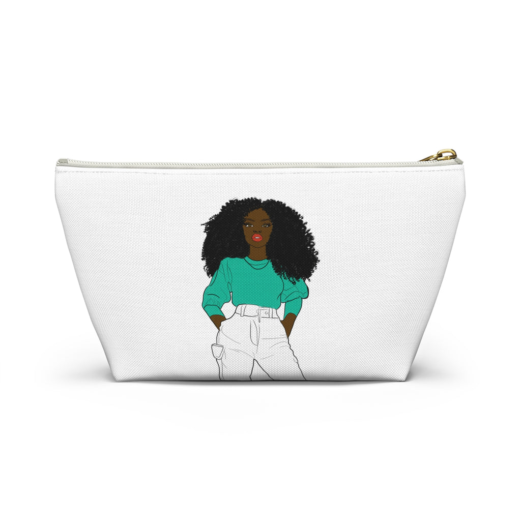 Chic Graphic Accessory Pouch, Trendy Makeup Bag, Cute Toiletry Holder, Stylish Travel Organizer, Fashionista Gift Idea, Modern Storage [...]