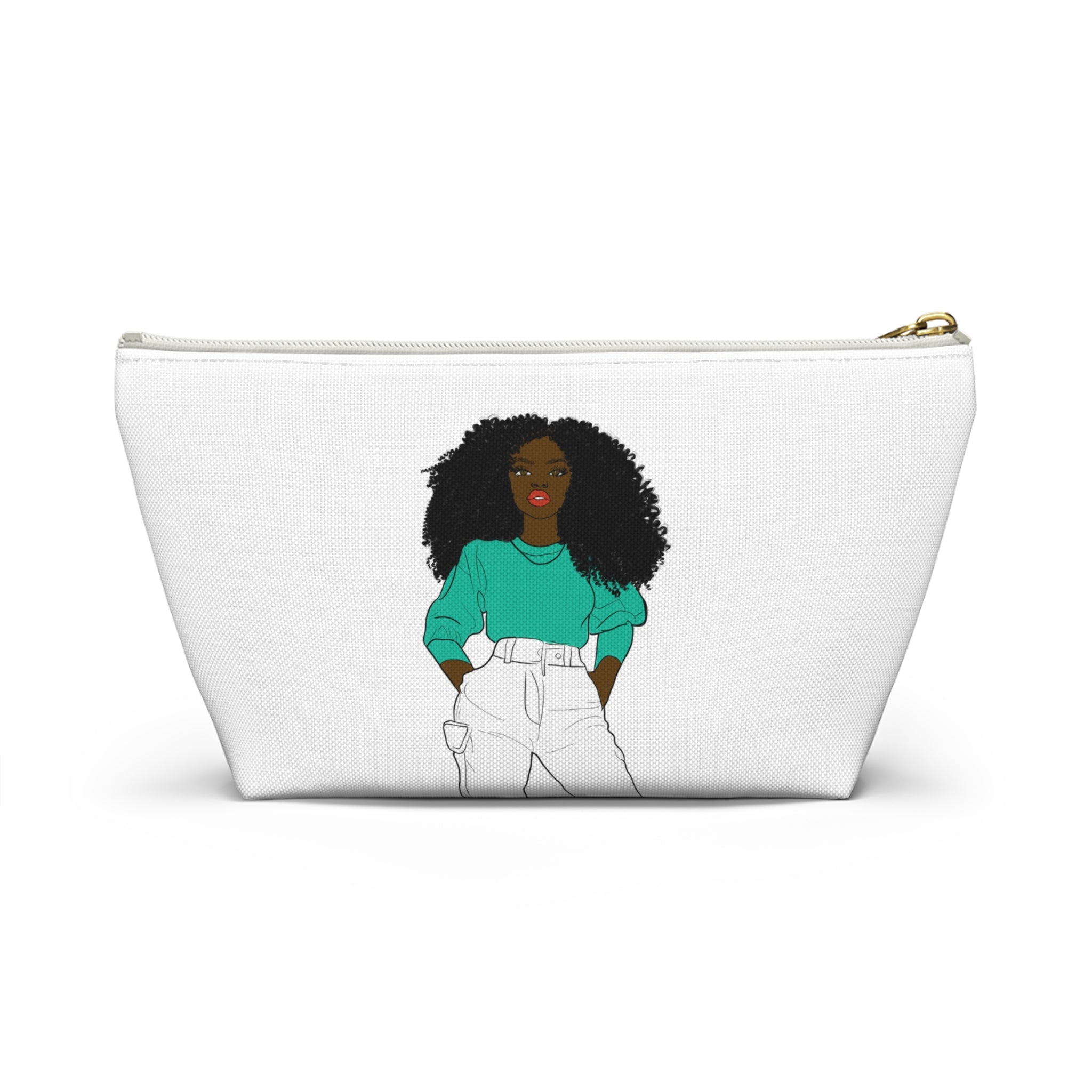 Chic Graphic Accessory Pouch, Trendy Makeup Bag, Cute Toiletry Holder, Stylish Travel Organizer, Fashionista Gift Idea, Modern Storage [...]