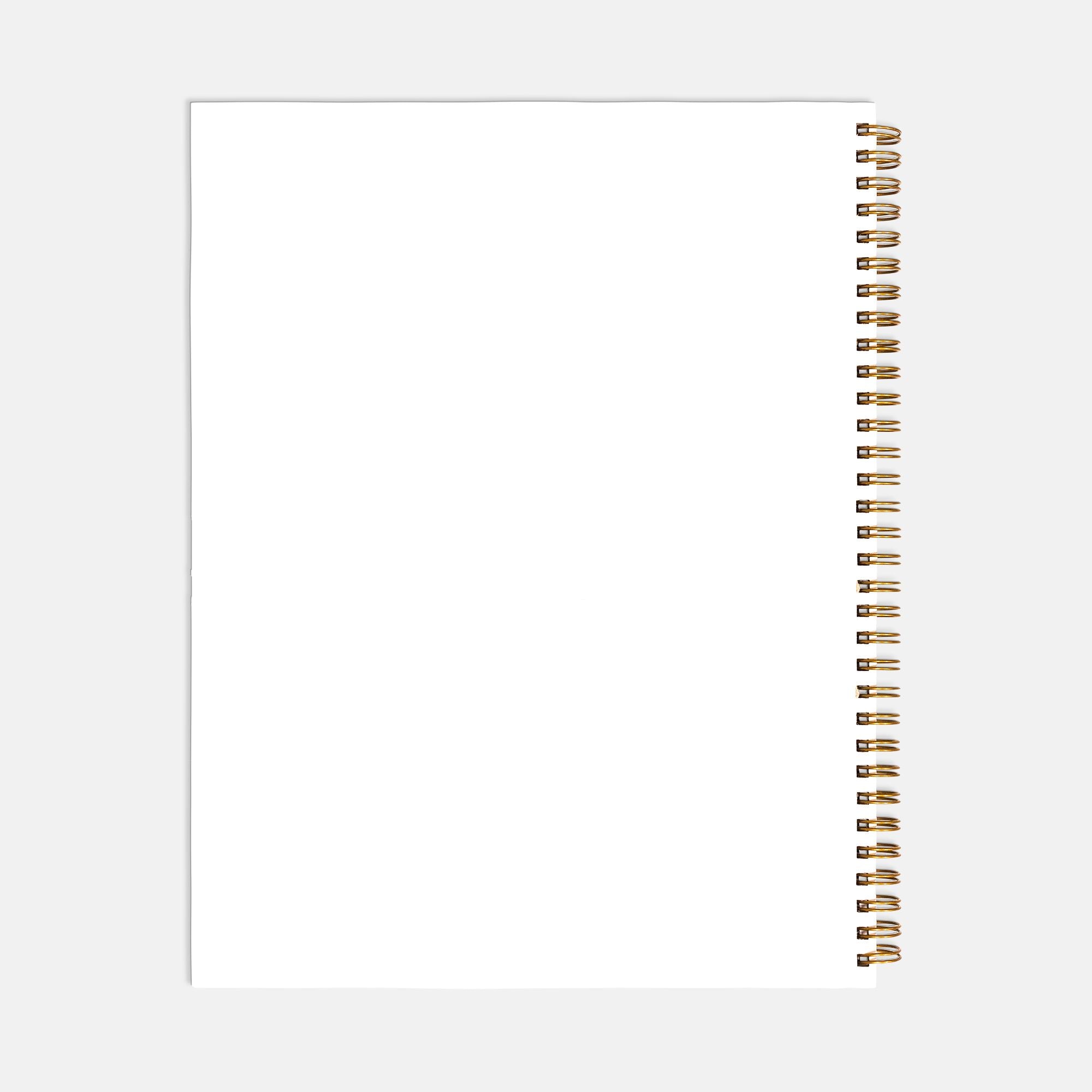 Sips & Pages Planner Hardcover Spiral 8.5 x 11