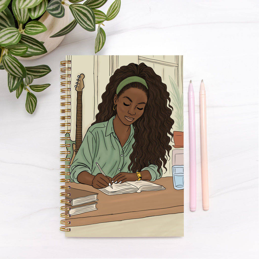 Writing Season Journal Hardcover Spiral 5.5 x 8.5