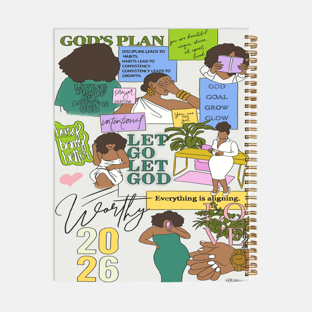 Aligned & Intentional Journal Hardcover Spiral 8.5 x 11