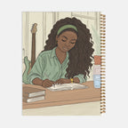 Writing Season Journal Hardcover Spiral 8.5 x 11