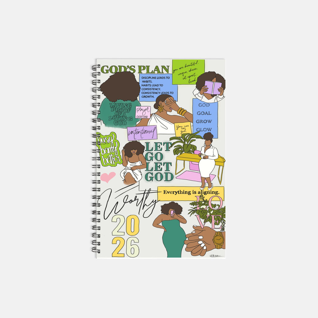 Aligned & Intentional Journal Hardcover Spiral 5.5 x 8.5