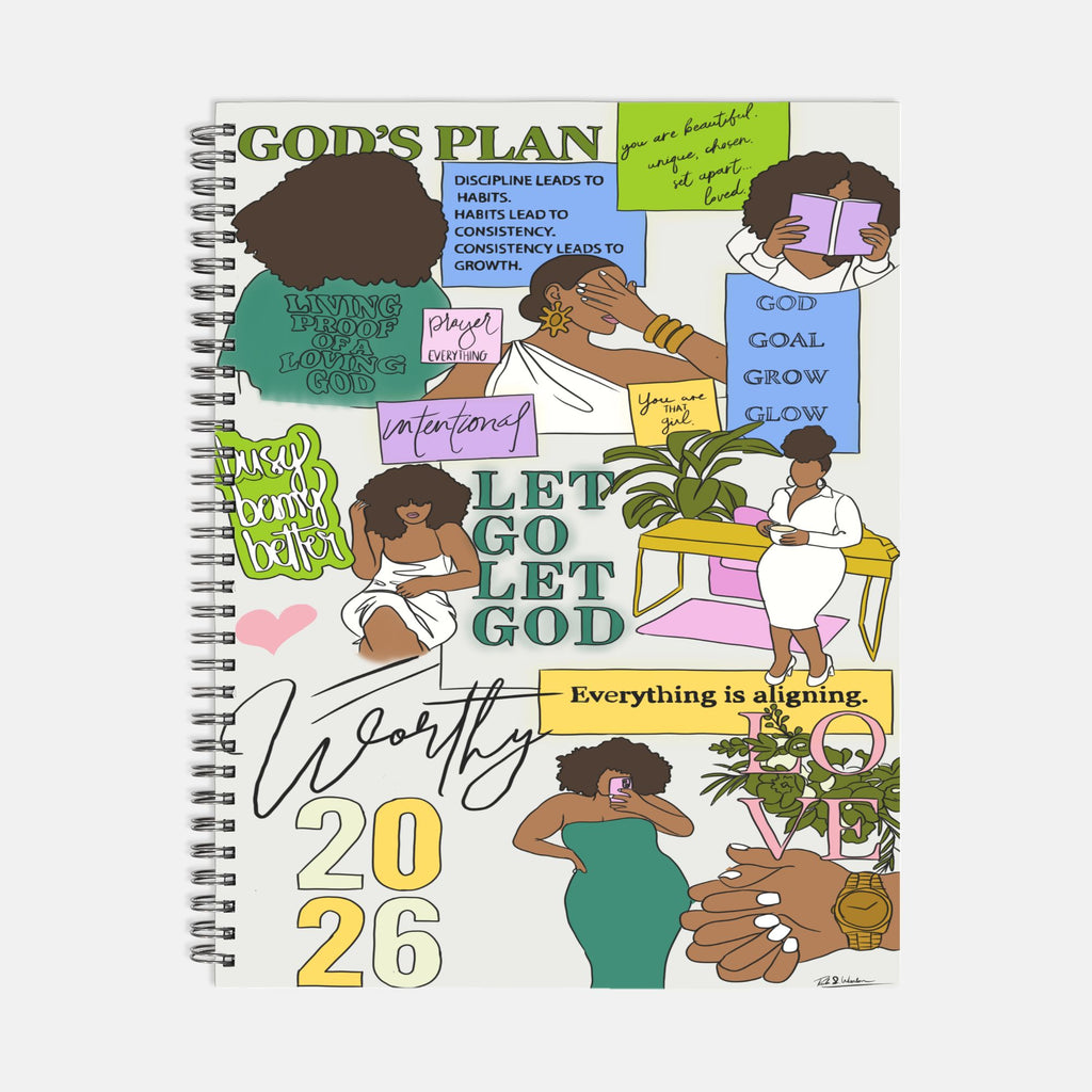 Aligned & Intentional Journal Hardcover Spiral 8.5 x 11