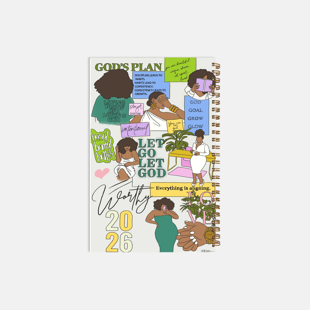 Aligned & Intentional Planner Hardcover Spiral 5.5 x 8.5