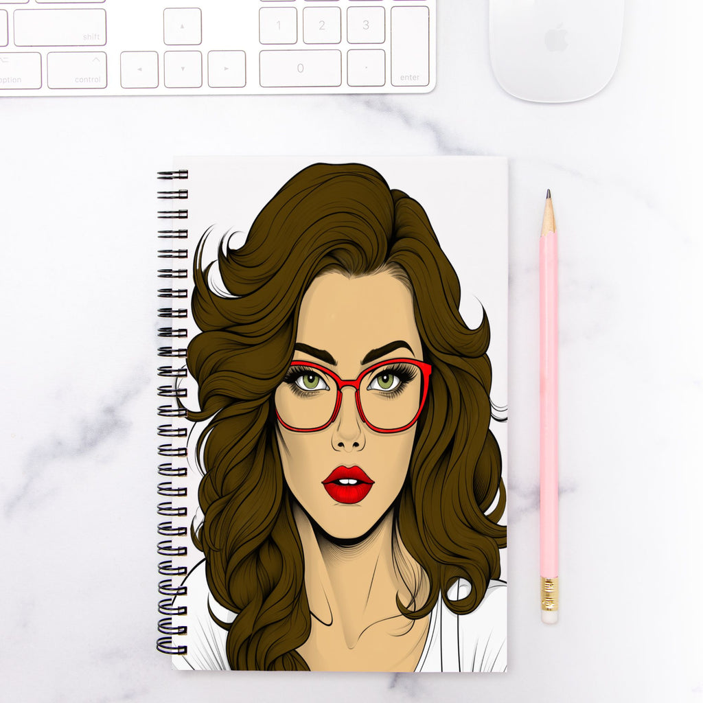 Notebook Hardcover Spiral 5.5 x 8.5