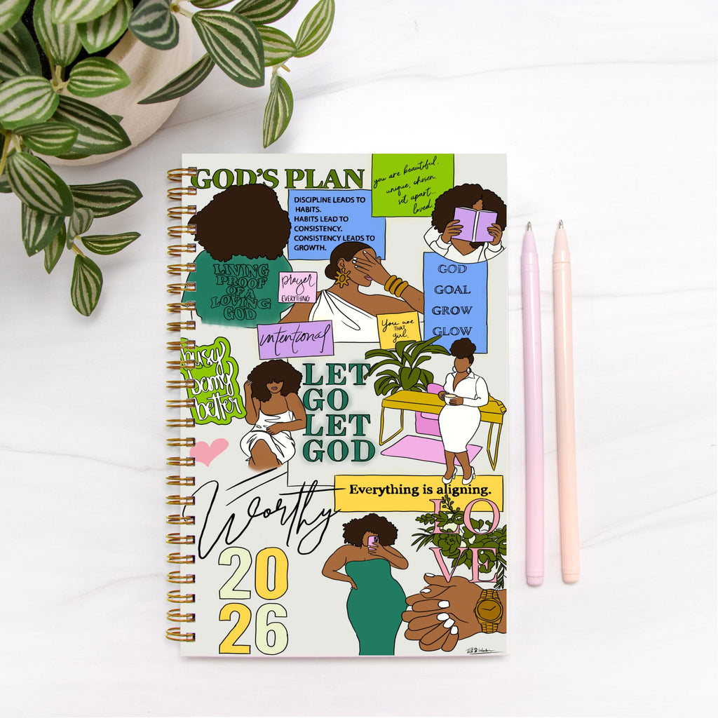 Aligned & Intentional Journal Hardcover Spiral 5.5 x 8.5