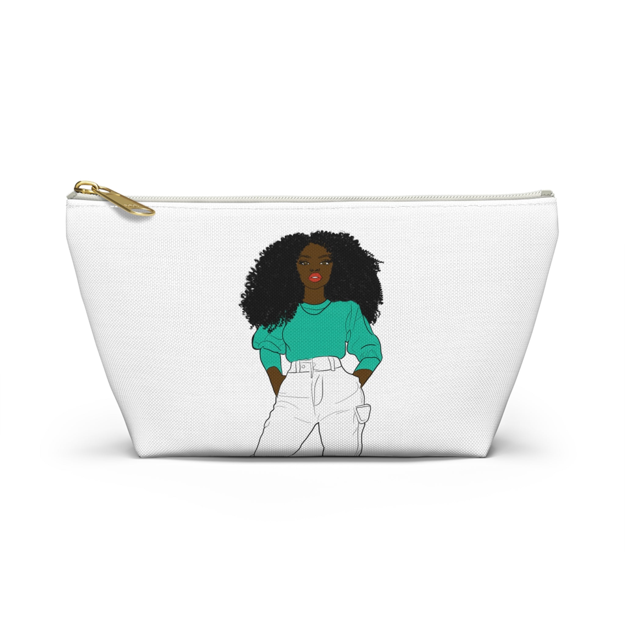 Chic Graphic Accessory Pouch, Trendy Makeup Bag, Cute Toiletry Holder, Stylish Travel Organizer, Fashionista Gift Idea, Modern Storage [...]