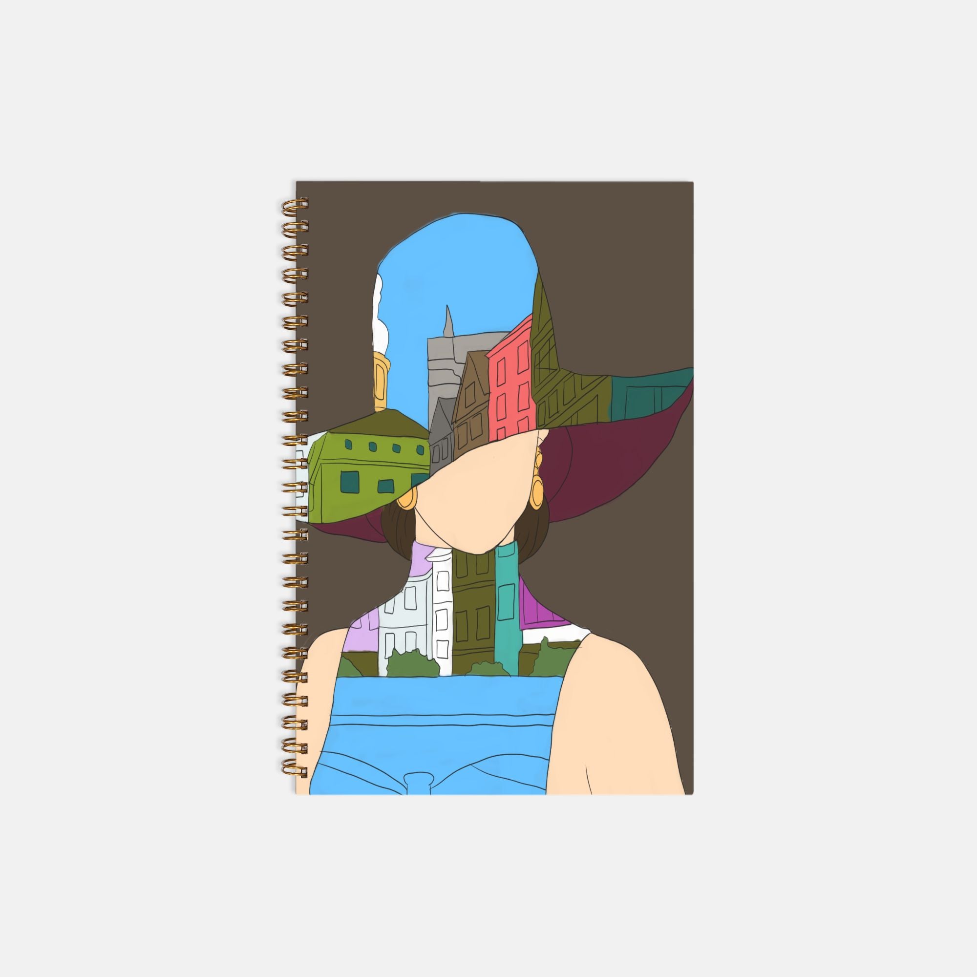 Woman in The City Planner Hardcover Spiral 5.5 x 8.5