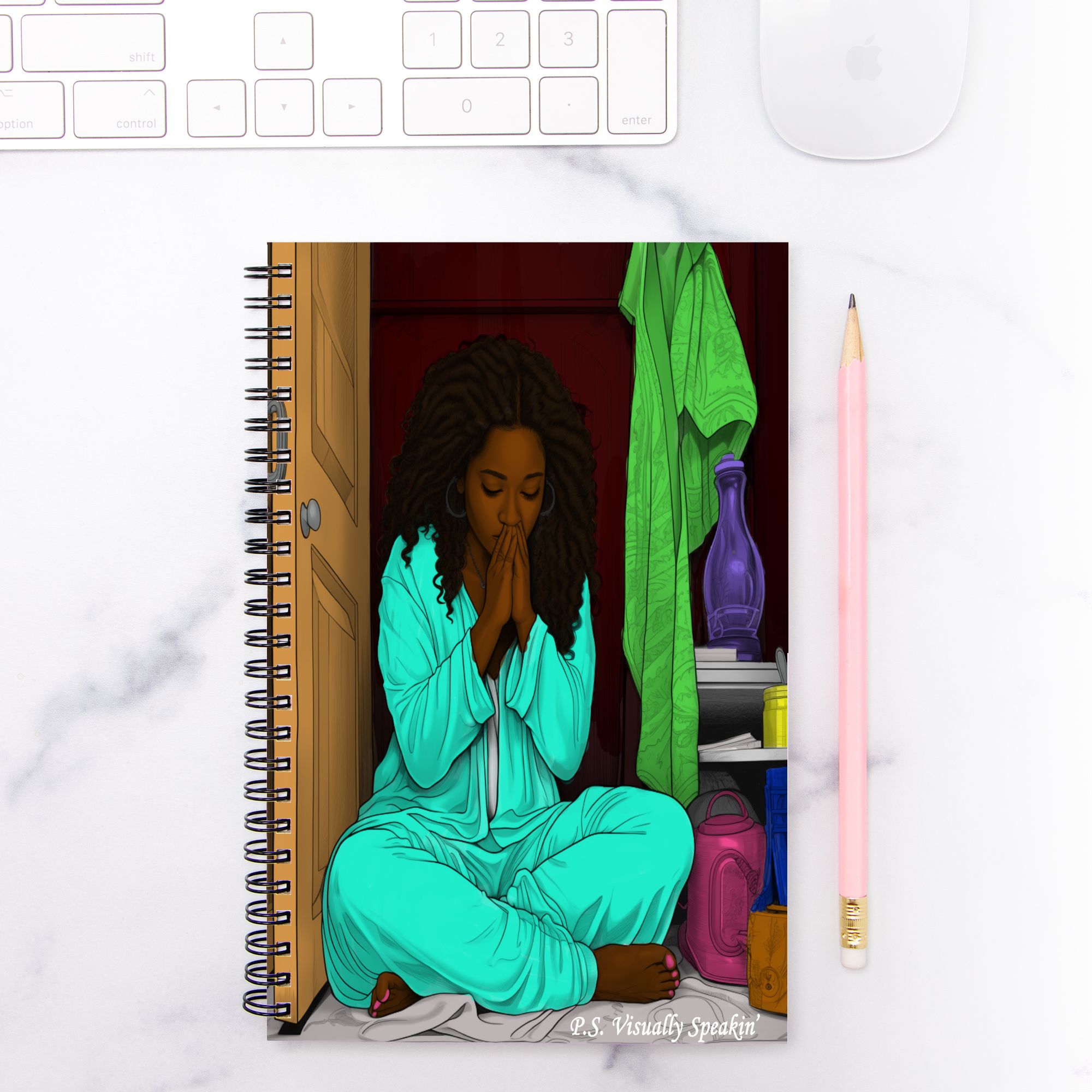 Vibrant Devotion Notebook Hardcover Spiral 5.5 x 8.5