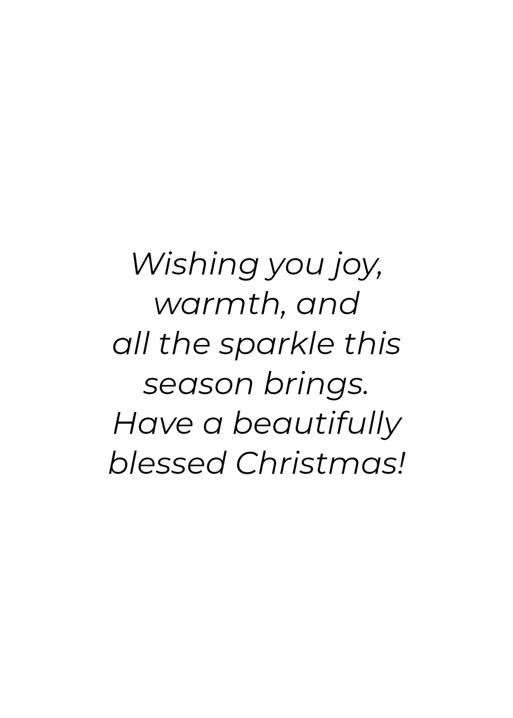 Merry Christmas Skating Girl Card – 5x7 Holiday Greeting Card