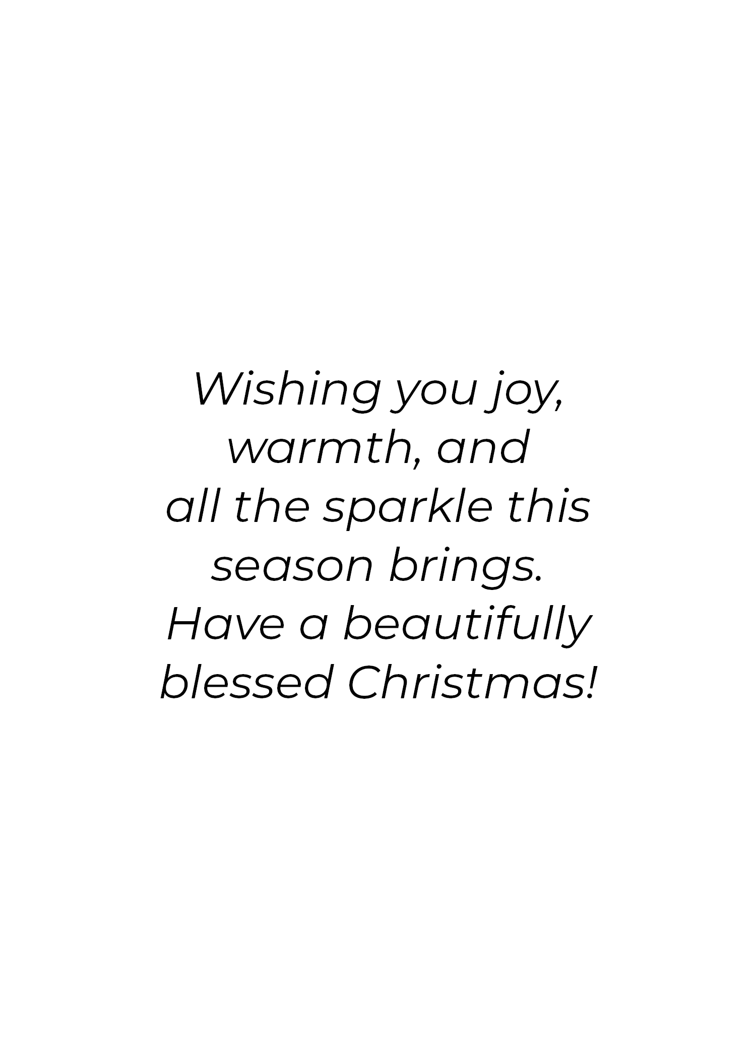 Merry Christmas Skating Girl Card – 5x7 Holiday Greeting Card