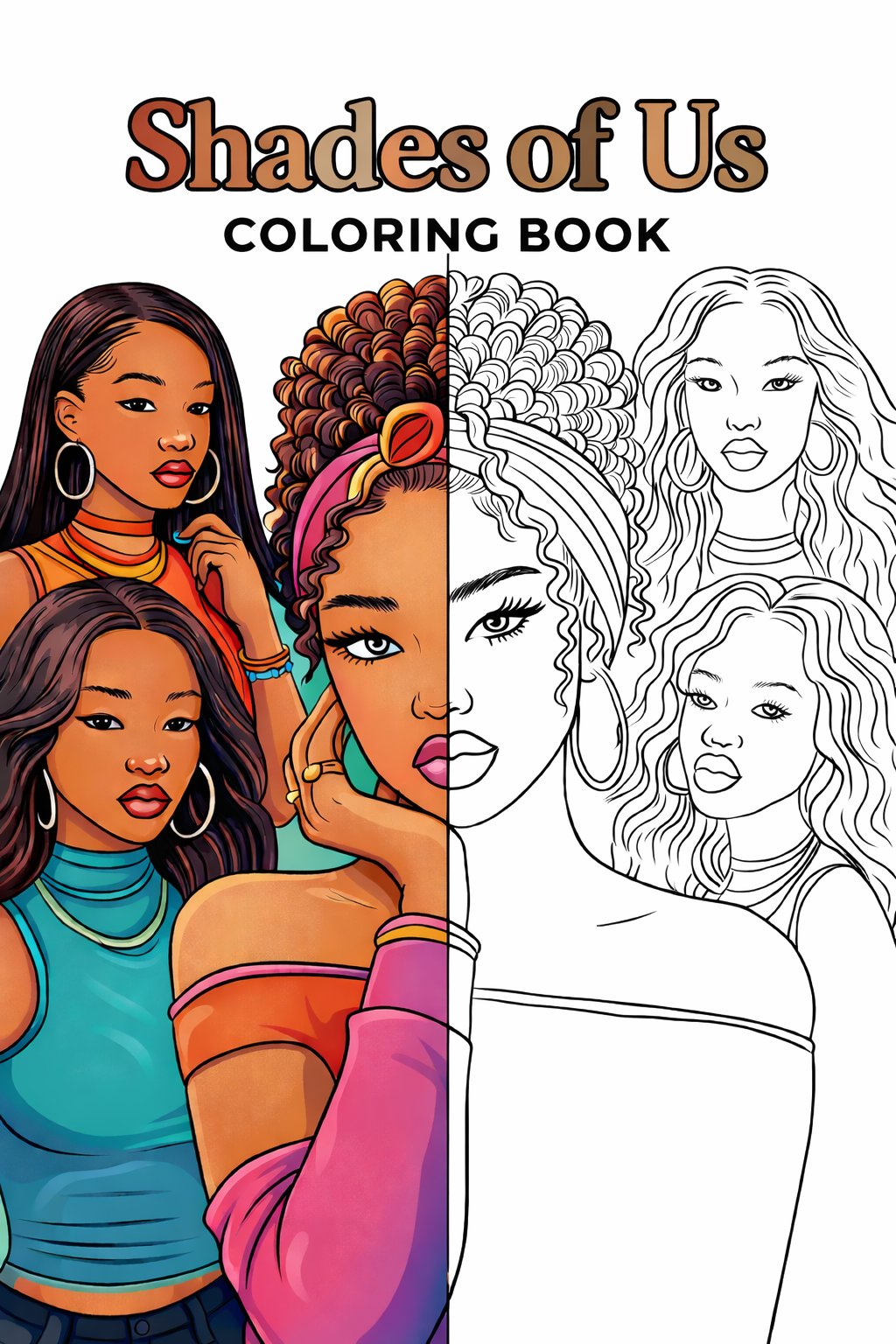 Shades of Us - Coloring Book