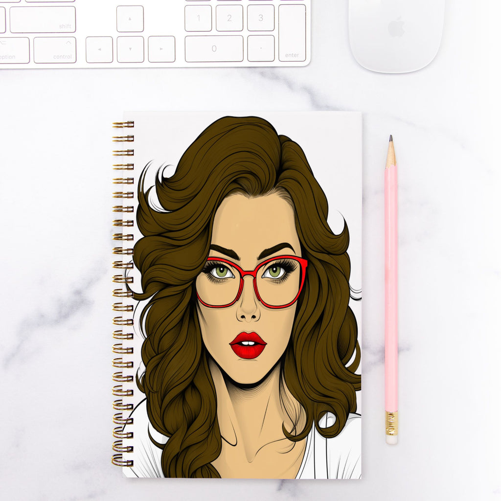 Notebook Hardcover Spiral 5.5 x 8.5