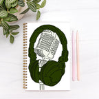 Music Notebook Hardcover Spiral 5.5 x 8.5