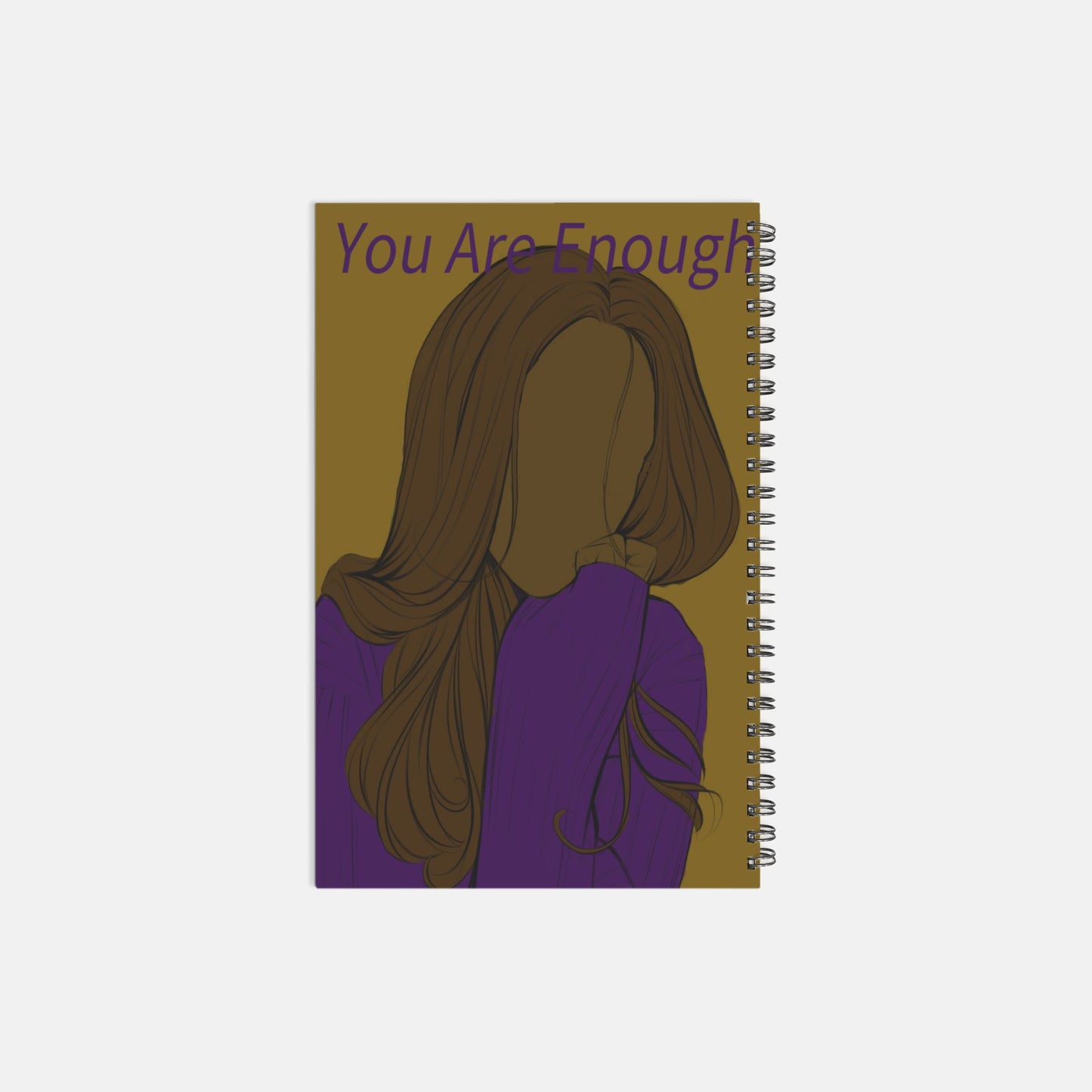 You Are Enough Notebook Hardcover Spiral 5.5 x 8.5