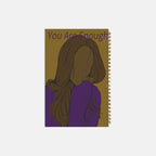 You Are Enough Notebook Hardcover Spiral 5.5 x 8.5
