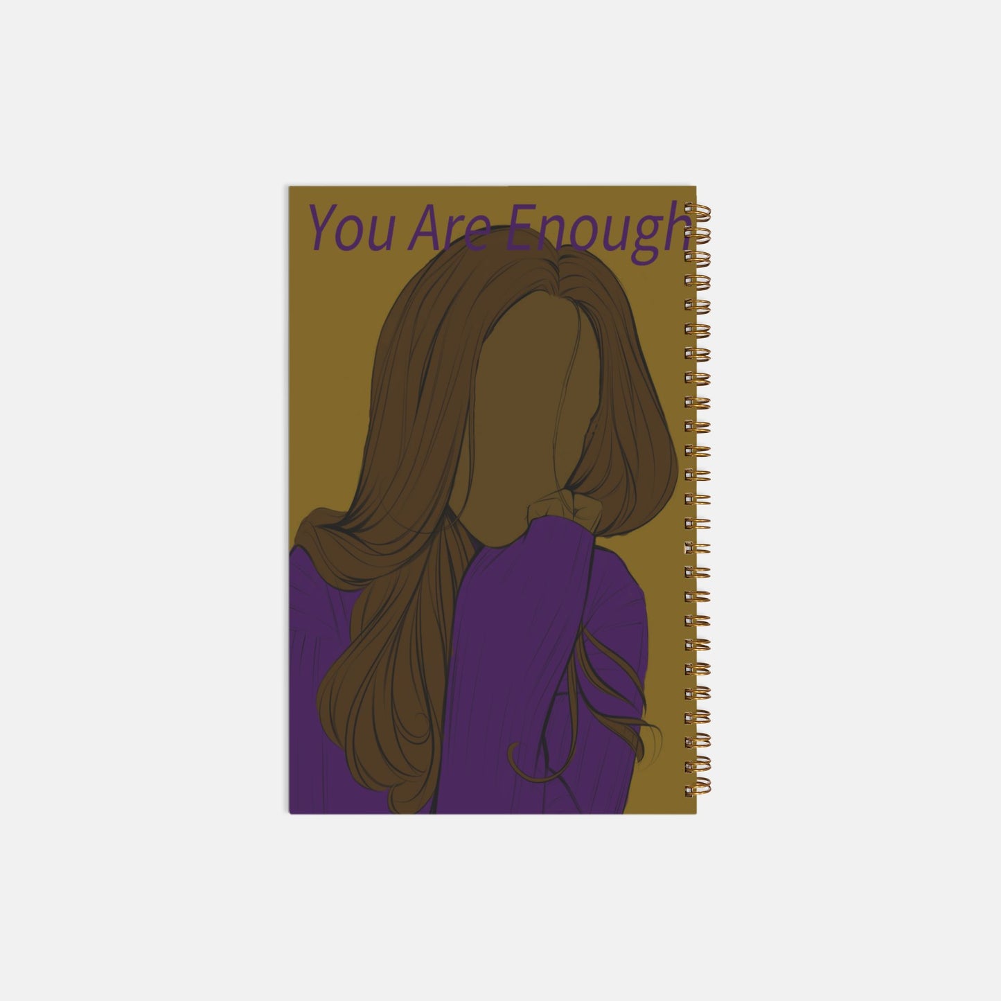 You Are Enough Notebook Hardcover Spiral 5.5 x 8.5