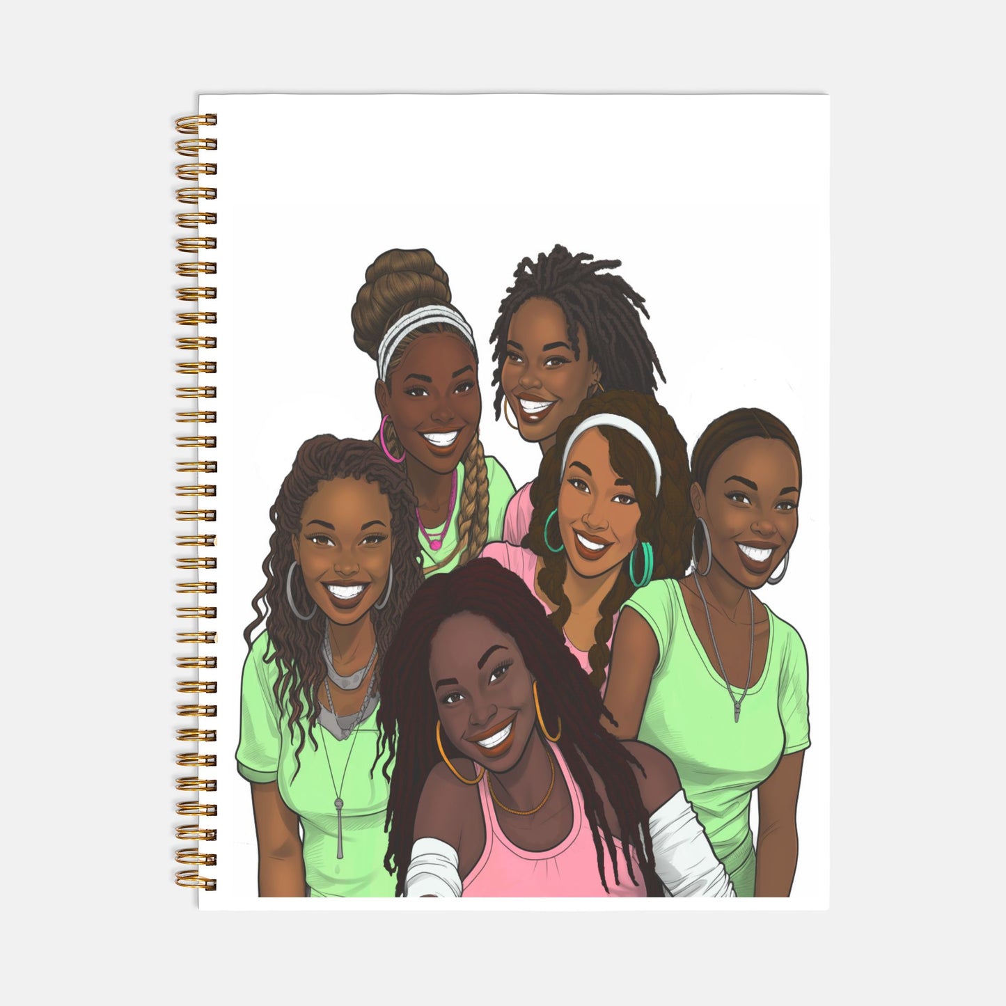 My Girlfriends Notebook Hardcover Spiral 8.5 x 11