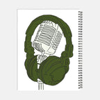Music Notebook Hardcover Spiral 8.5 x 11