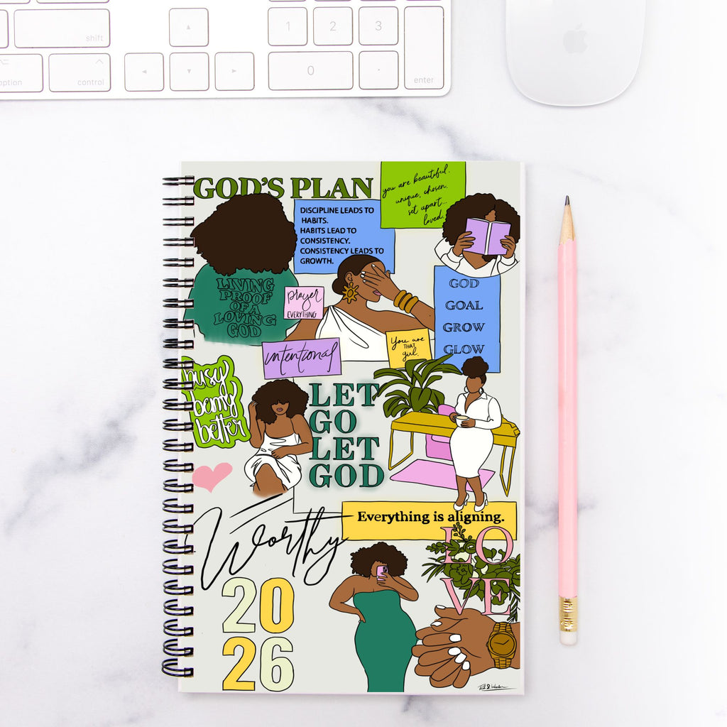 Aligned & Intentional Journal Hardcover Spiral 5.5 x 8.5