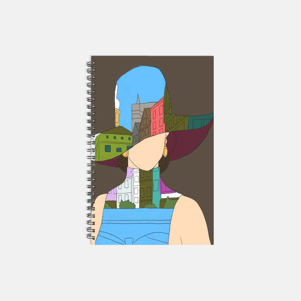 Woman in The City Planner Hardcover Spiral 5.5 x 8.5