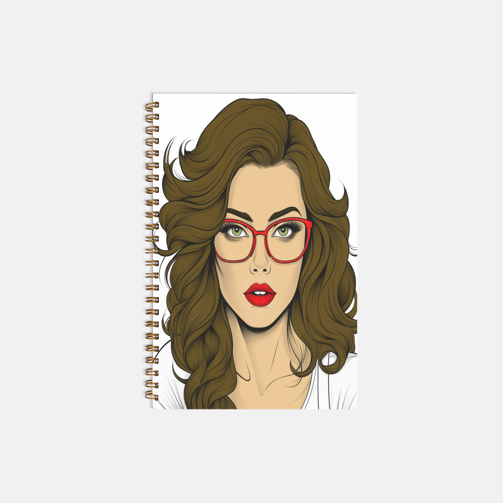 Notebook Hardcover Spiral 5.5 x 8.5